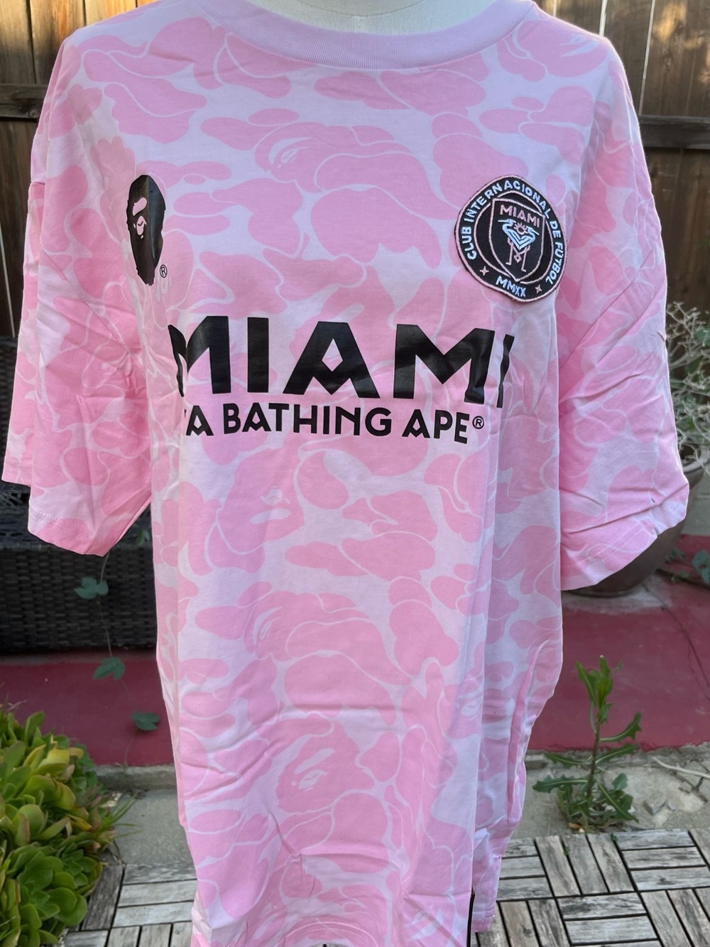 BAPE® x INTER MIAMI CF CAMO TEE, new